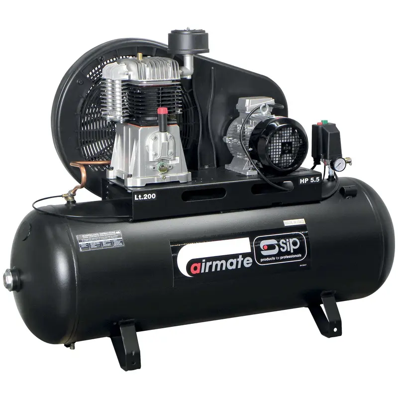 SIP TN55/200 Belt Drive Compressor  SIP-06583