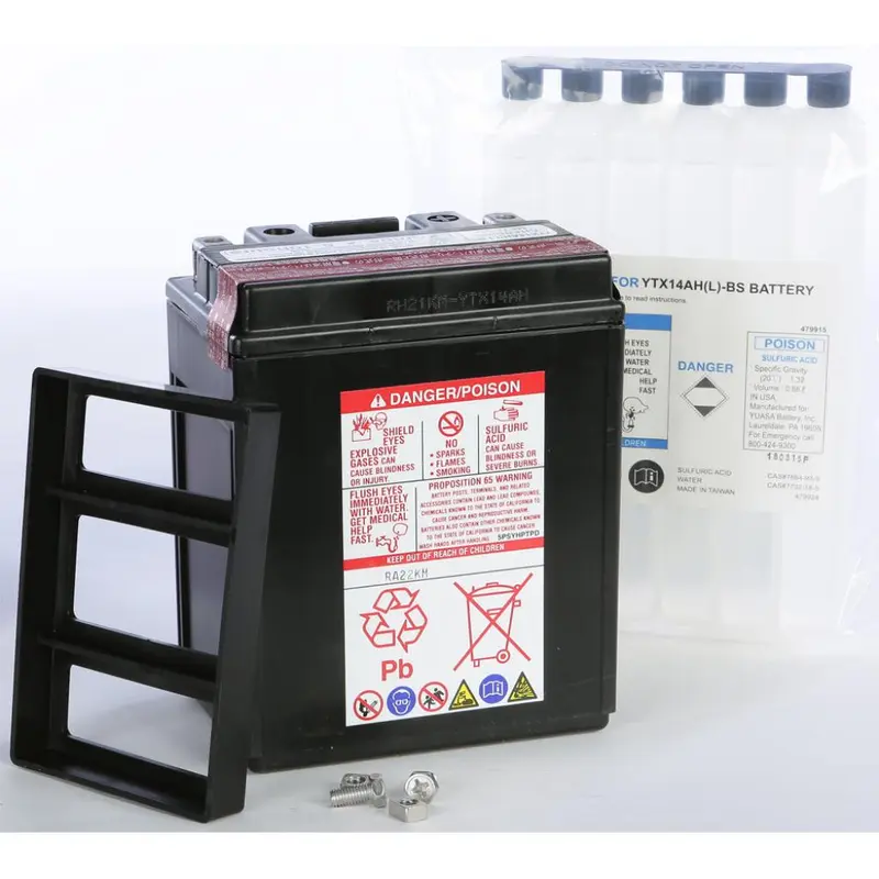 Yuasa Battery Ytx14ah Bs Maintenance Free