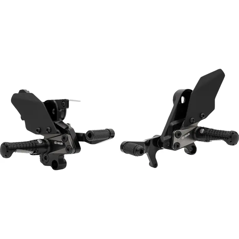 GILLES TOOLING Adjustable Rearset - AS31GT - Black - Suzuki AS31-S09-B
