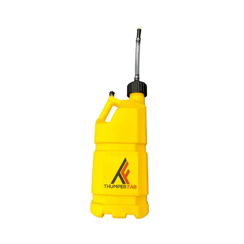 Thumper Fab 5 Gallon Utility Jug with Filler Hose (Yellow) - Single