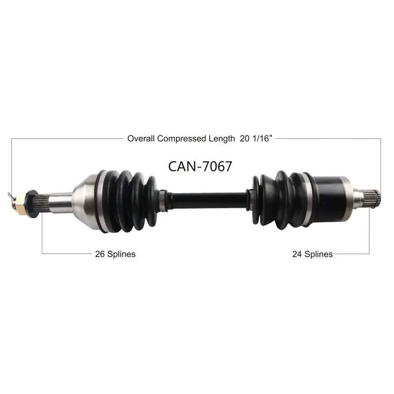 2013-2014 Can Am Outlander 400 EFI XT CV axle shaft  rear right TrakMotive Can-7067