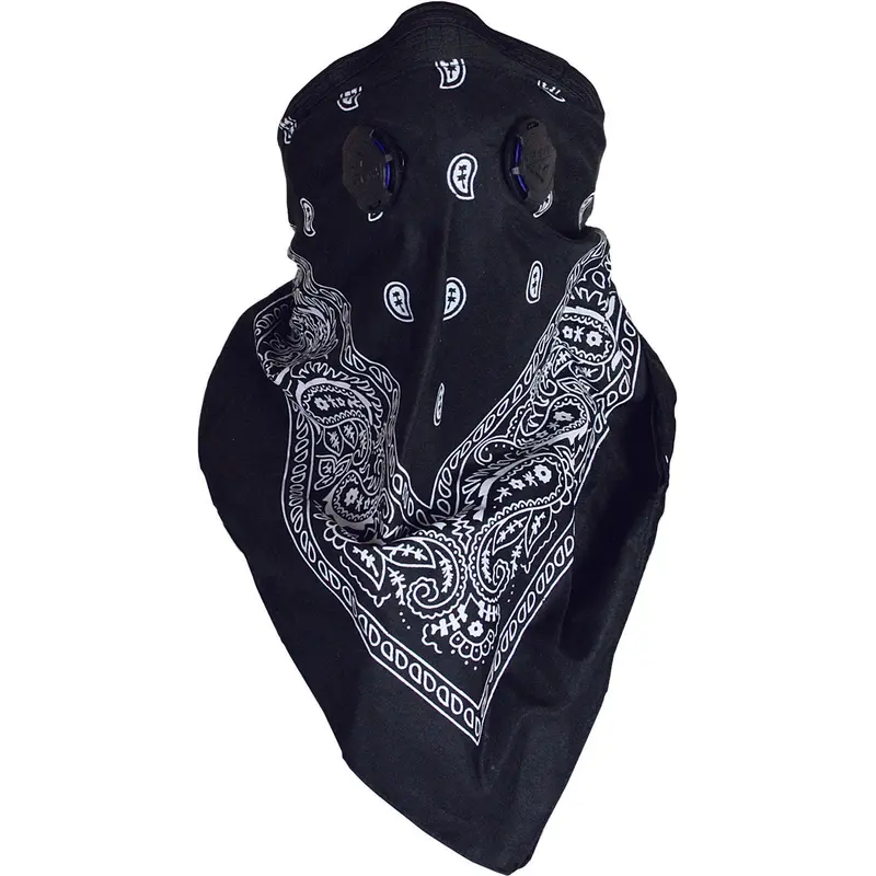 ATV TEK DUST MASK BANDANNA BLACK BDMBLK