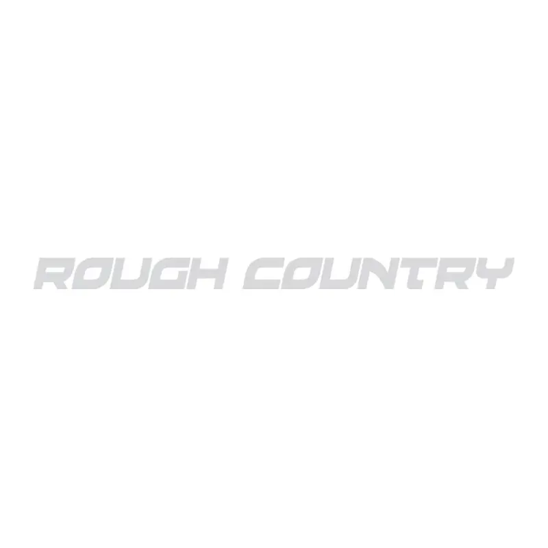 Rough Country Decal | 1/2 Inch x 8 Inch | Gray | 84163