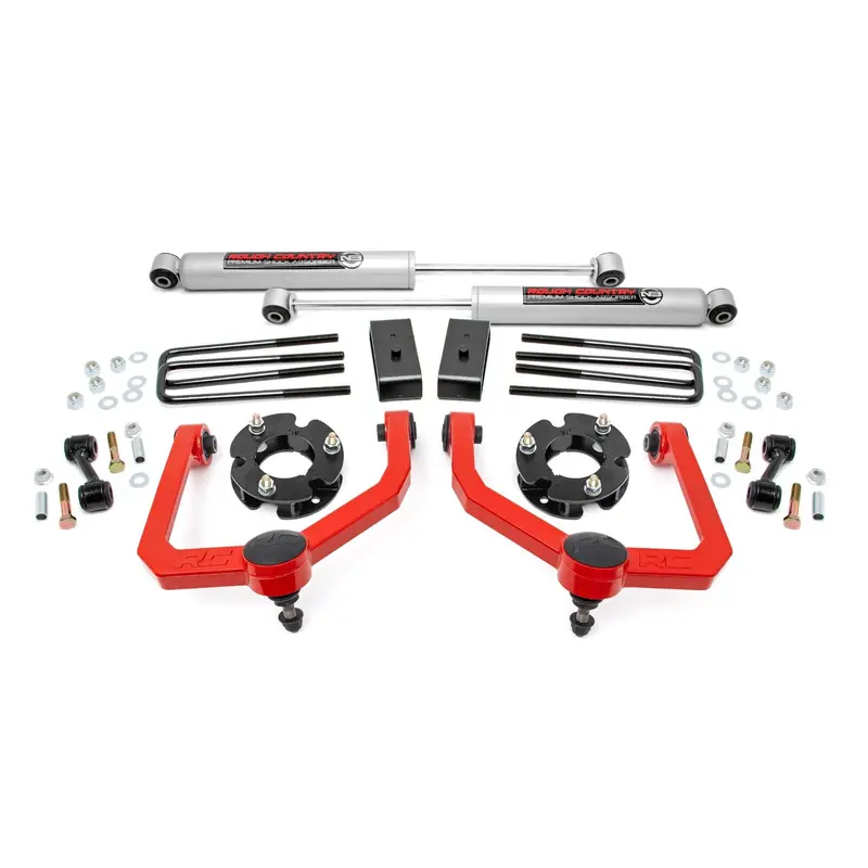 3 Inch Lift Kit | N3 Shocks | Nissan Titan 2WD/4WD (2004-2024) | 83430RED