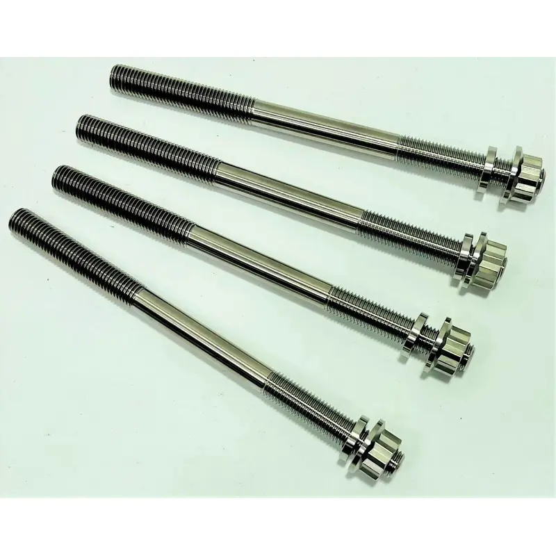 DRZ 400S 400SM Ti Head Studs Best Aftermarket Titanium Cylinder Head Stud Kit