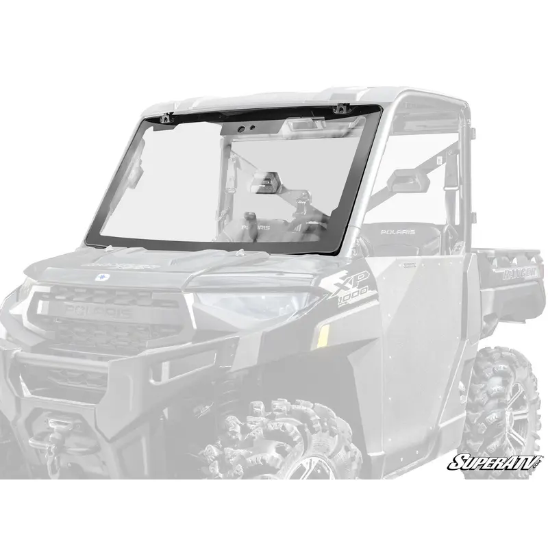 SuperATV Polaris Ranger XP 570 MaxDrive Power Flip Glass Windshield