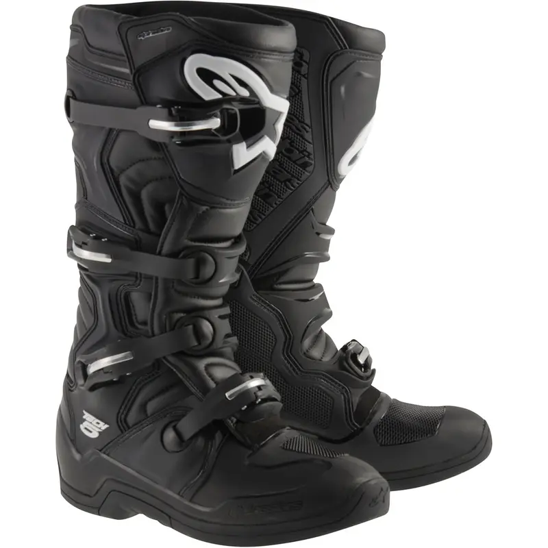 Alpinestars Tech 5 Boots Black Size 12 - Part Number 2015015-10-12