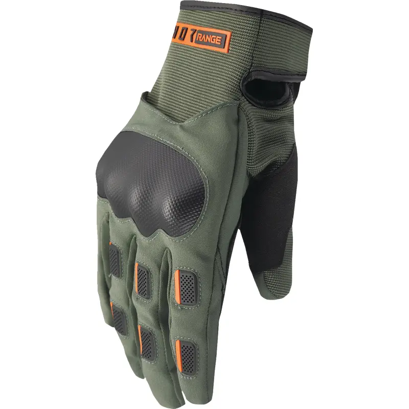 THOR Range Gloves - Army/Orange - Medium 3330-8265