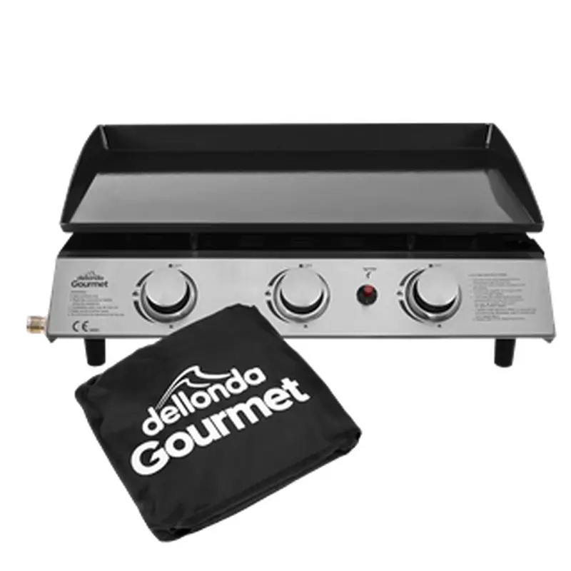 Sealey | Dellonda 3 Burner Portable Gas Plancha & Cover - DG233